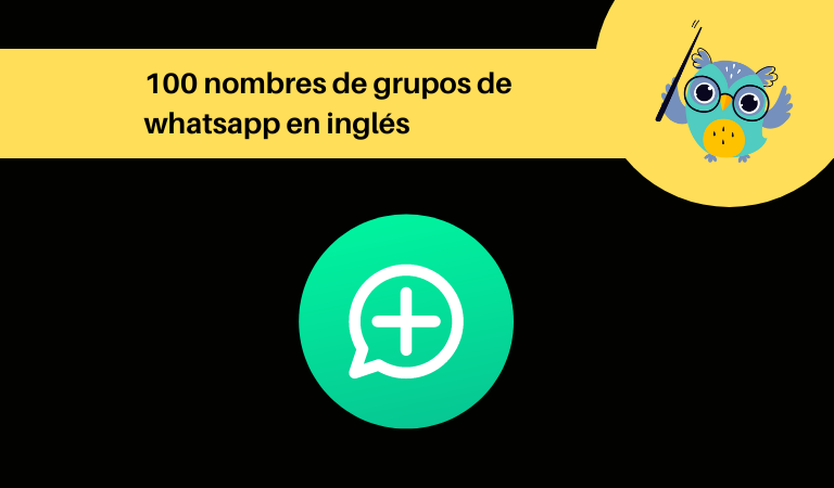 nombres de grupos de whatsapp en inglés