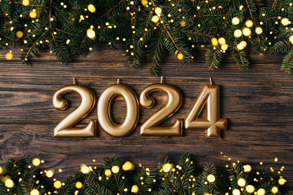 mensajes de año nuevo en inglés para 2024