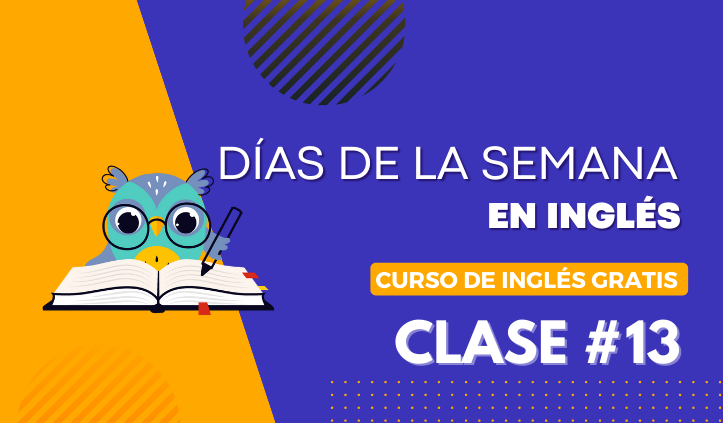 Días de la semana en inglés